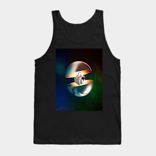 Hatched Tank Top